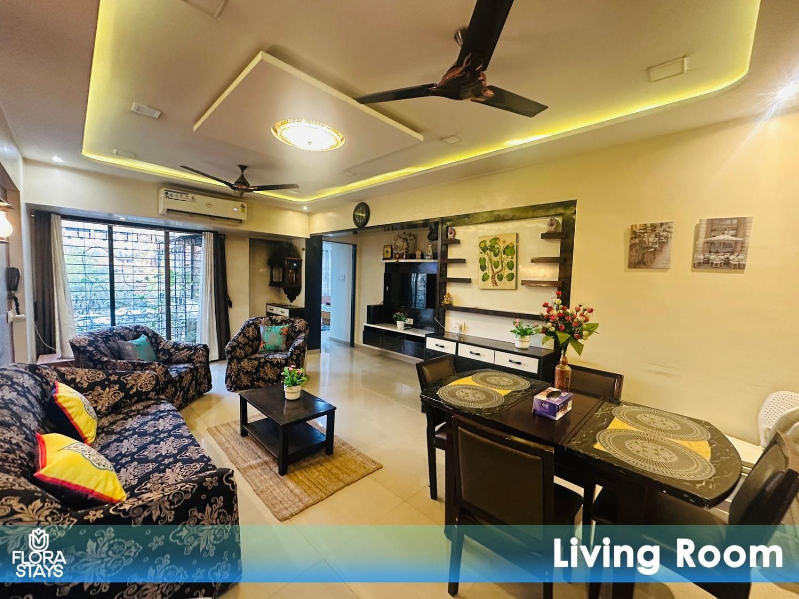 2 Bedroom Service Near Lnt Business Park Powai Apartament *